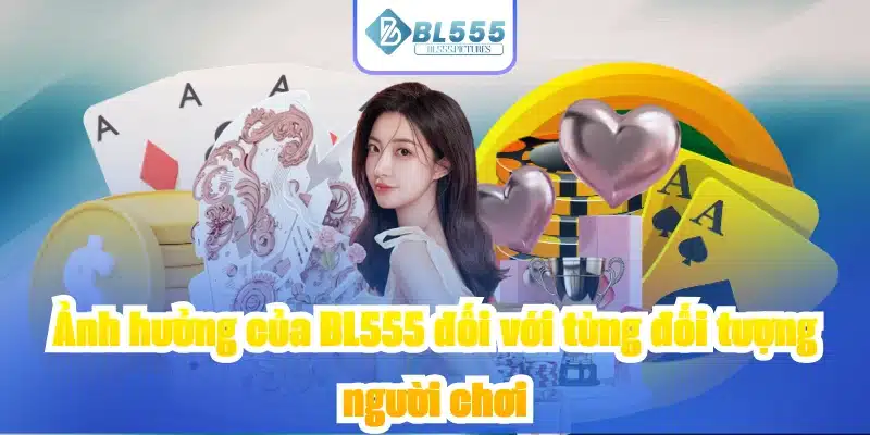 Ảnh hưởng của BL555 đối với từng đối tượng người chơi